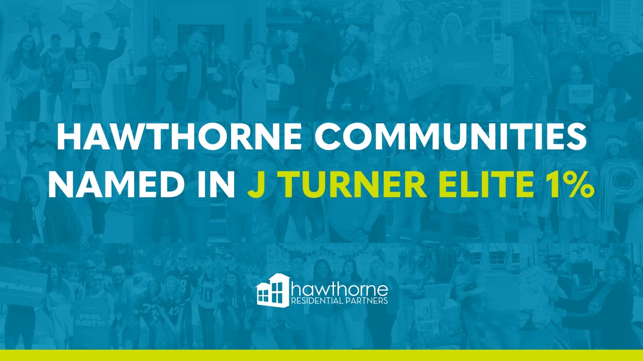 62 Hawthorne Communities Named in J Turner Elite 1%
